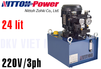 Bơm điện thủy lực Nittoh Power UP-153HS-8R