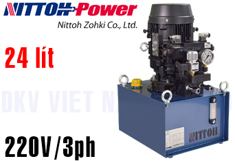 Bơm điện thủy lực Nittoh Power UP-223HS-8WP