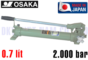 Bơm tay thủy lực 2000 bar Osaka TWAZ-0.7
