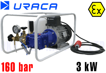 Bơm test áp lực nước Uraca EP601 D/160 Ex
