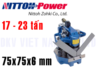 Cắt + uốn thép chữ V Nittoh Power FM-30