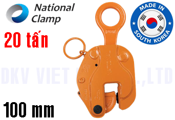 Kẹp tôn đứng National Clamp NVC-L (20 ton, 30 - 100 mm)