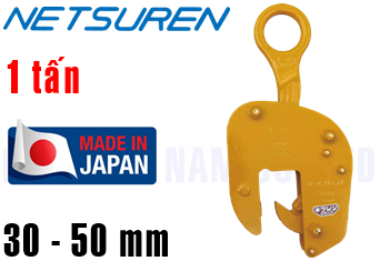Kẹp tôn đứng Netsuren V-25 (1 ton, 30 - 50 mm)