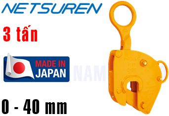 Kẹp tôn đứng Netsuren V-25ELC (3 ton)