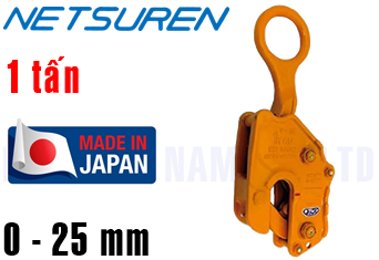 Kẹp tôn đứng Netsuren V-25N (1 ton)