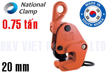 Kẹp tôn ngang National Clamp NGC-H (0.75 ton, 0 - 20 mm)