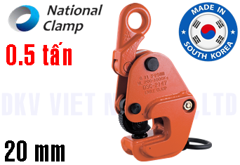 Kẹp tôn ngang National Clamp NGC-HN (0.5 ton, 0 - 20 mm)