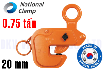 Kẹp tôn ngang National Clamp NHC-H (0.75 ton, 0 - 20 mm)