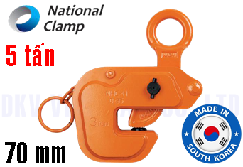 Kẹp tôn ngang National Clamp NHC-H (5 ton, 30 - 70 mm)