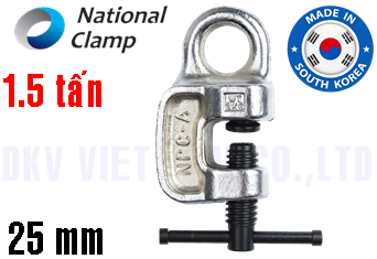 Kẹp tôn ngang National Clamp NPC-A (1.5 ton, 0 - 25 mm)