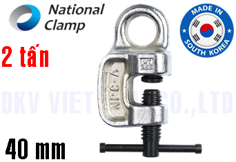 Kẹp tôn ngang National Clamp NPC-A (2 ton, 0 - 40 mm)