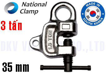 Kẹp tôn ngang National Clamp NPC-T (3 ton, 0 - 35 mm)