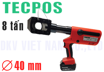 Kìm cắt cable thủy lực Tecpos TBCC40