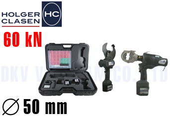Máy cắt cables thuỷ lực Holger Clasen KombiMax-5O/6-C