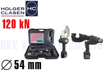Máy cắt cables thuỷ lực Holger Clasen KombiMax-6A/12