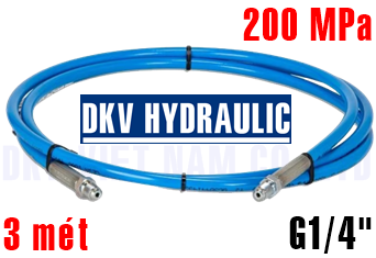 Ống dây thủy lực 2000 bar, 3 mét