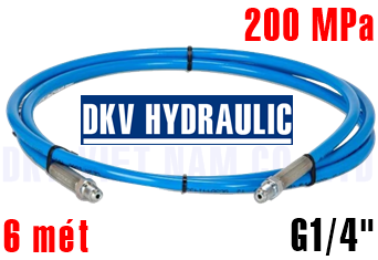 Ống dây thủy lực 2000 bar, 6 mét