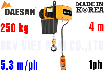 Pa lăng xích điện Daesan DL-250