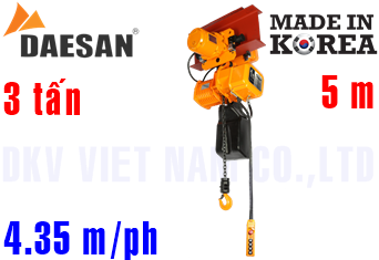 Pa lăng xích điện Daesan DSM-3W