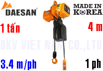 Pa lăng xích điện Daesan DSS-1S