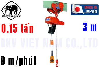 Pa lăng xích điện Elephant CM-015
