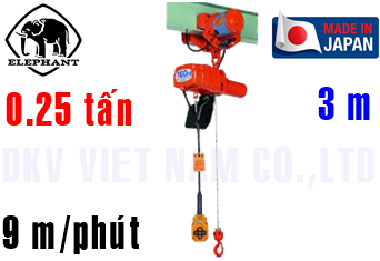 Pa lăng xích điện Elephant CM-025