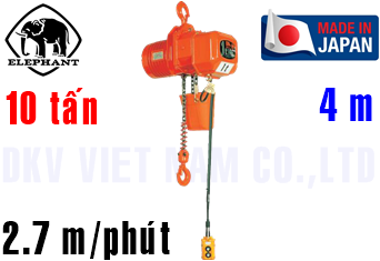 Pa lăng xích điện Elephant DA-10