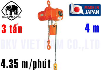 Pa lăng xích điện Elephant DA-3