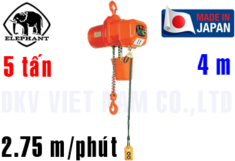Pa lăng xích điện Elephant DA-5