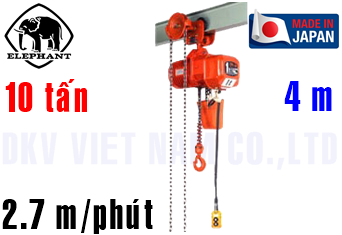 Pa lăng xích điện Elephant DAG-10