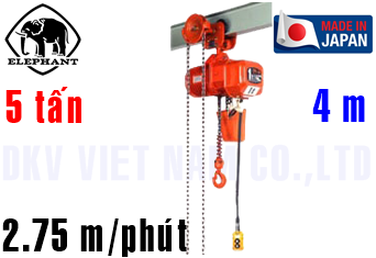 Pa lăng xích điện Elephant DAG-5