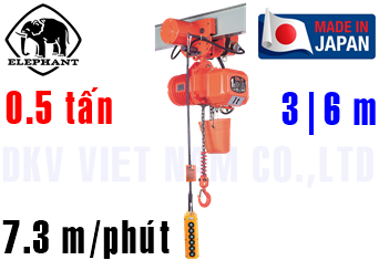 Pa lăng xích điện Elephant DAM-0.5