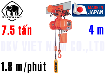 Pa lăng xích điện Elephant DAM-7.5