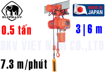 Pa lăng xích điện Elephant DAMB-0.5