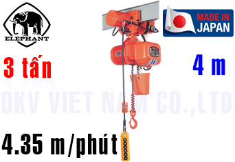 Pa lăng xích điện Elephant DAMB-3