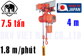 Pa lăng xích điện Elephant DAMB-7.5