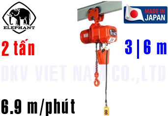 Pa lăng xích điện Elephant DAP-2S