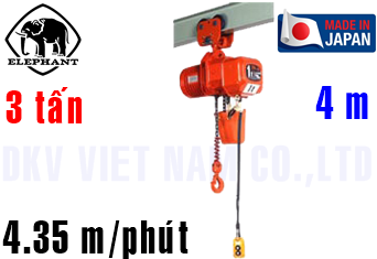 Pa lăng xích điện Elephant DAP-3