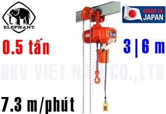 Pa lăng xích điện Elephant DBG-0.5