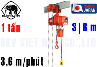 Pa lăng xích điện Elephant DBG-1W