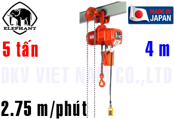 Pa lăng xích điện Elephant DBG-5
