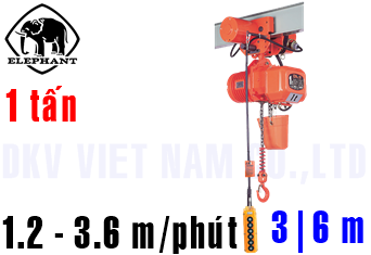 Pa lăng xích điện Elephant DBM-1W