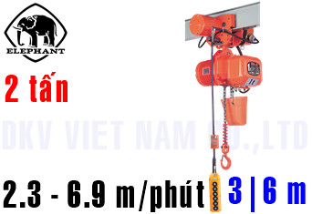 Pa lăng xích điện Elephant DBM-2S