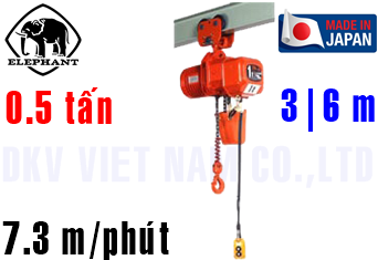 Pa lăng xích điện Elephant DBP-0.5