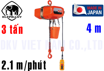 Pa lăng xích điện Elephant FA-3