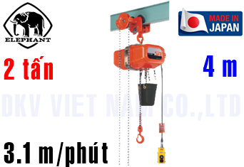 Pa lăng xích điện Elephant FAG-2