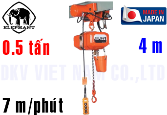 Pa lăng xích điện Elephant FAMB-0.5