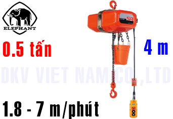 Pa lăng xích điện Elephant FB-0.5