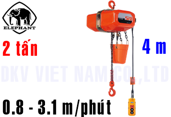 Pa lăng xích điện Elephant FB-2