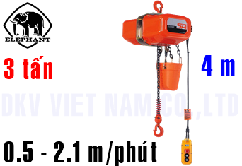 Pa lăng xích điện Elephant FB-3